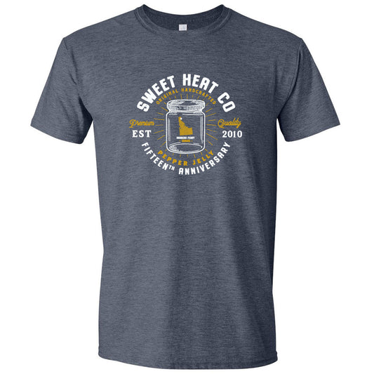 15th Anniversary T-Shirt - Heather Navy