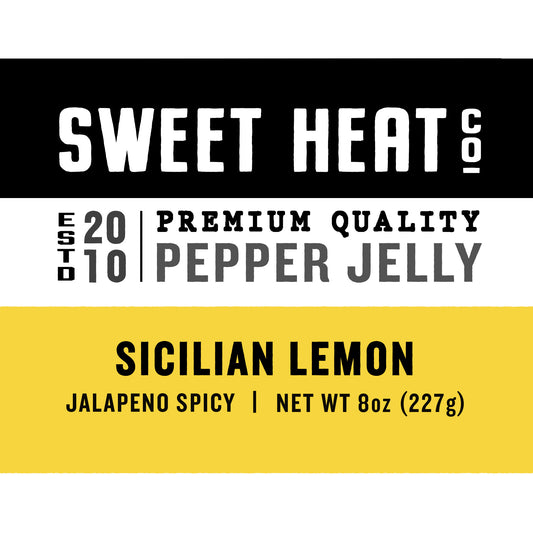 Sicilian Lemon Pepper Jelly - Jalapeno Spicy